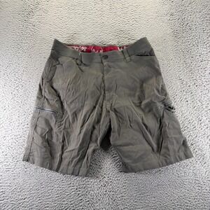 Wrangler Shorts Mens 38 Brown Nylon Cargo Hiking Travel Utility Workwear Stretch
